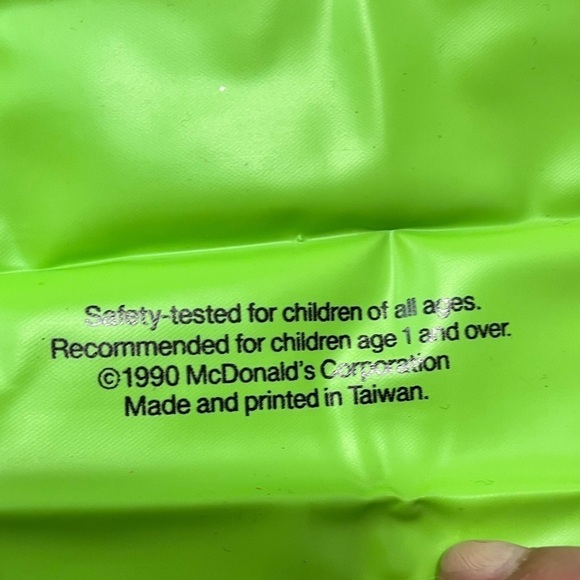 Vintage McDonalds Trick or Treat Bag 1990 Scare crow - Picture 6 of 11